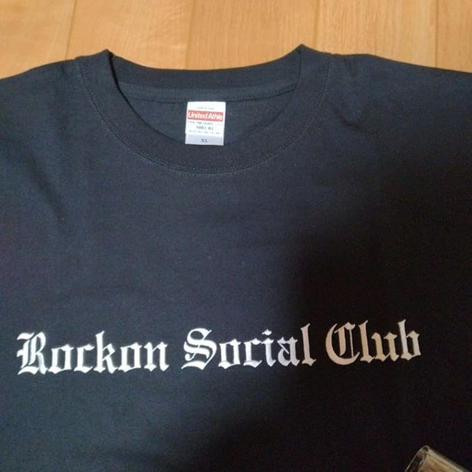 ロックオンソーシャルクラブ ジャケットTee Amazon.co.jp: ロックオンソーシャルクラブ ロゴ刺繍Tシャツ XL